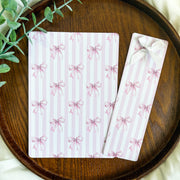 Coquette Bow Kindle Insert and Bookmark Bundle