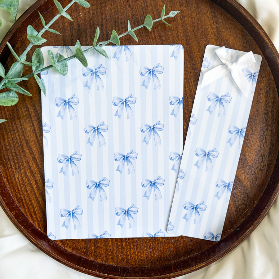 Coquette Bow Kindle Insert and Bookmark Bundle