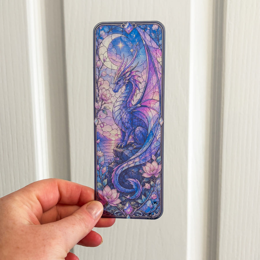 Stained Glass Dragon Bookmark
