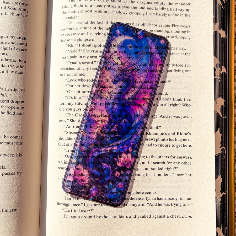 Stained Glass Dragon Bookmark