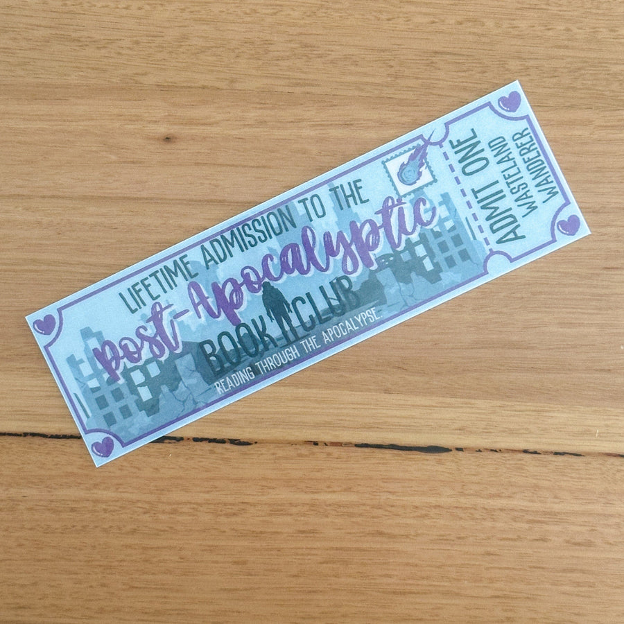 Post Apocalyptic Book Club Bookmark