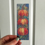 Pumpkin Transparent Bookmark – Halloween Autumn Harvest Design