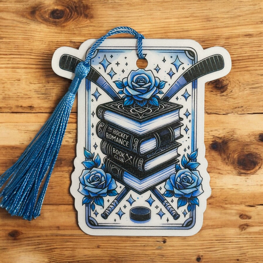 Hockey Romance Tarot Bookmark