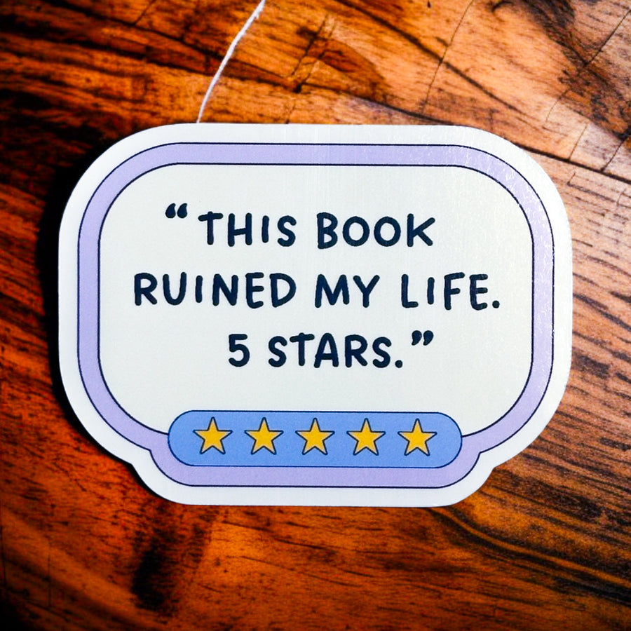 This Book Ruined My Life Sticker
