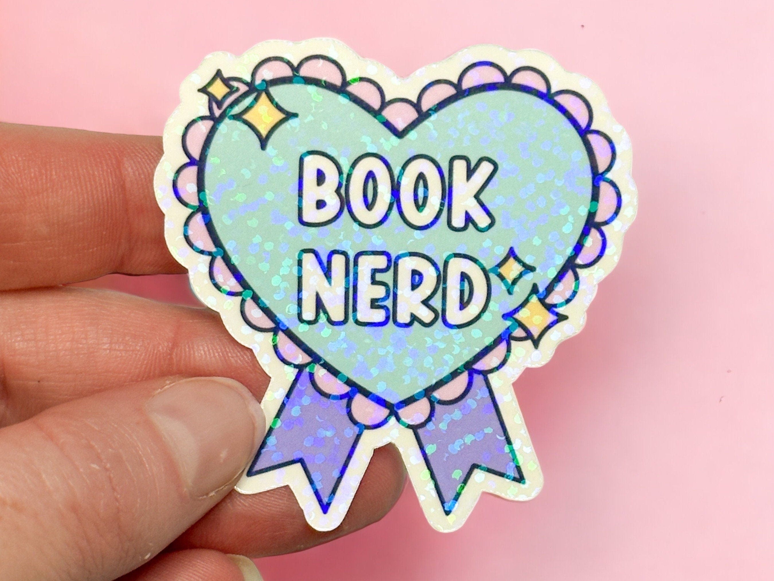 Book nerd award sticker