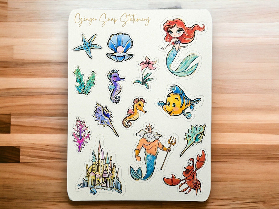 Little Mermaid Planner Stickers