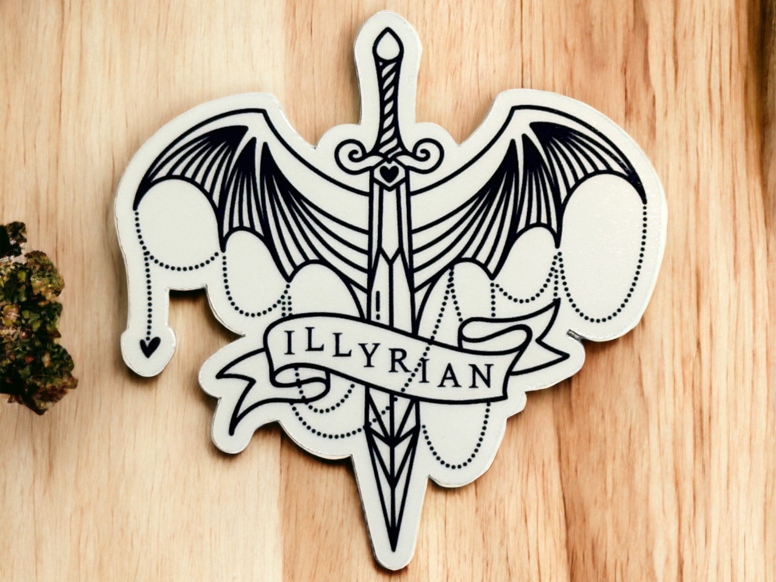 Illyrian ACOTAR sticker