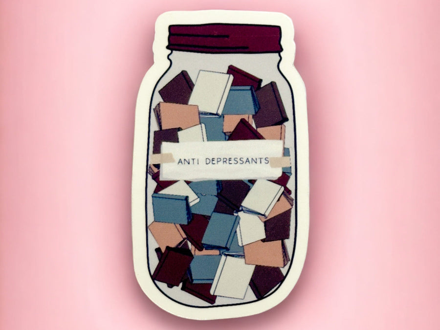 Book Antidepressants Sticker