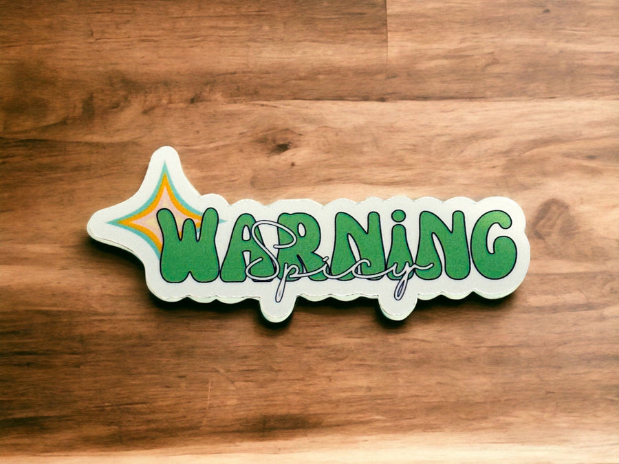 Spicy Warning Sticker