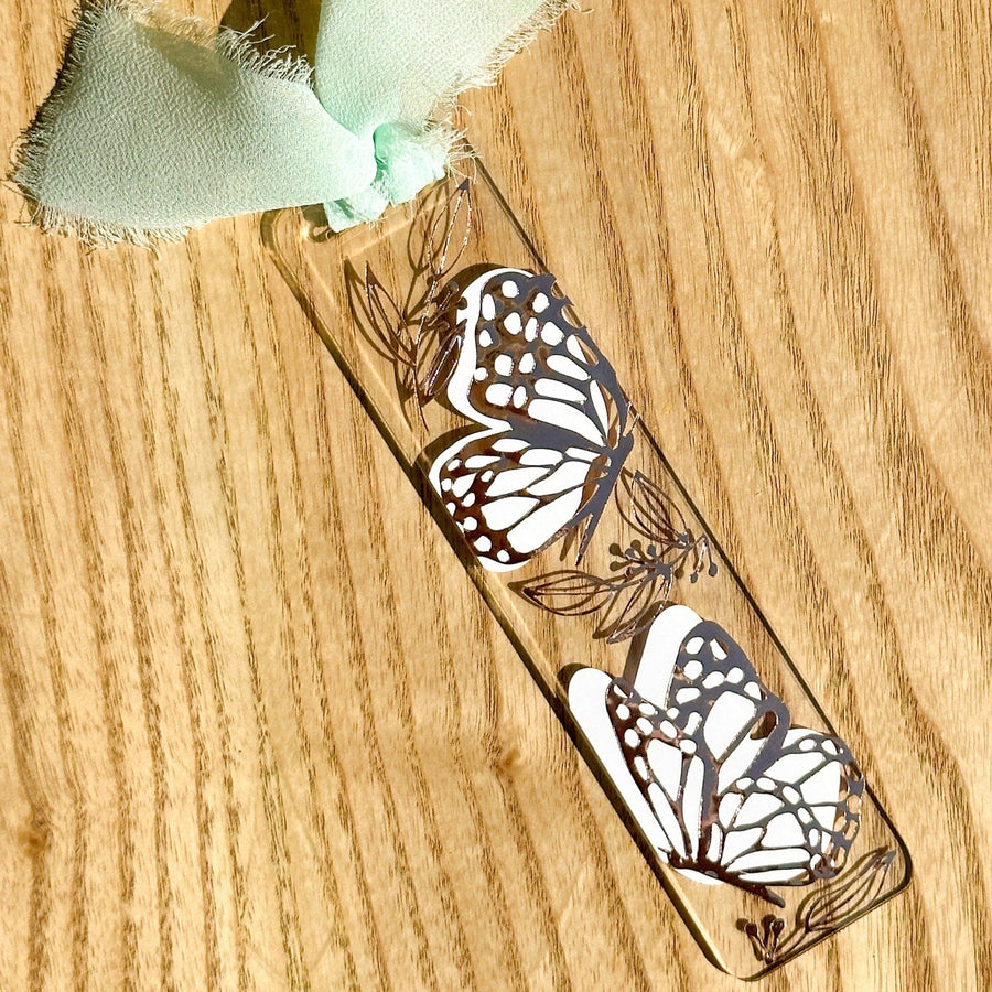 Handmade Buttefly Acrylic Bookmark
