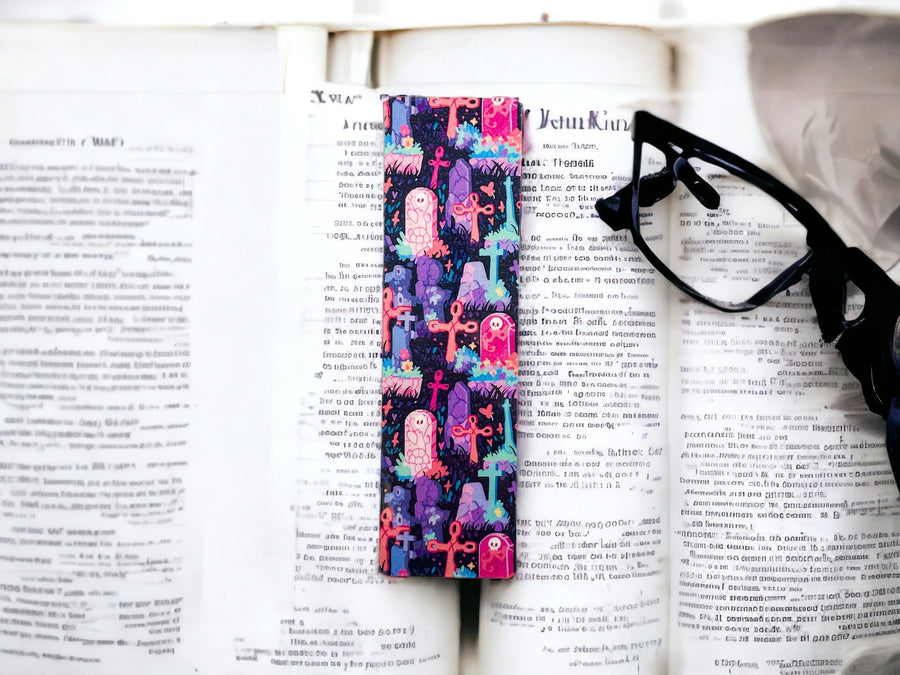 Spooky Double Sided Headstone Laminated Bookmark