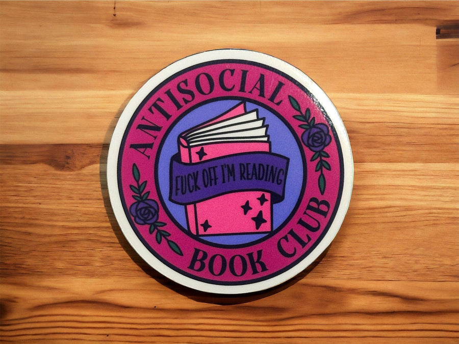 Antisocial Book Club sticker