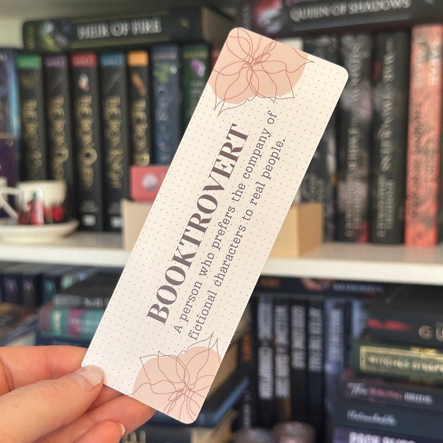 Booktrovert Meaning Bookmark