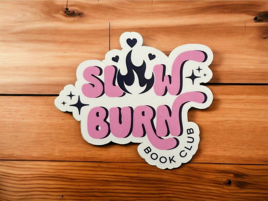 Slow Burn Book Club Sticker