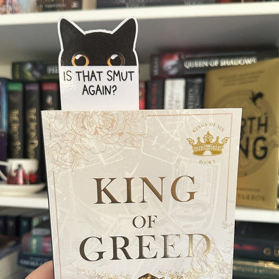 Is That Smut Again? Cat Bookmark