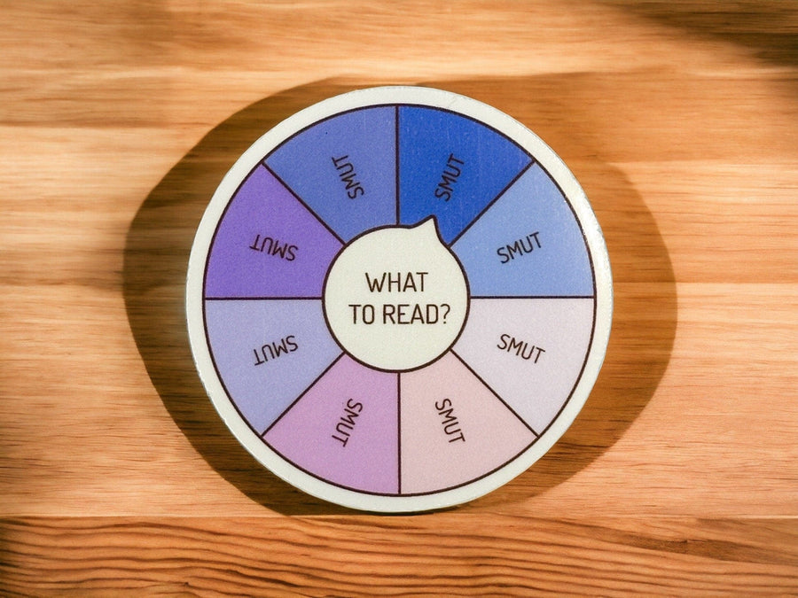 Smut What to Read Spinner Sticker