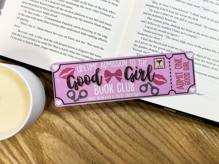 Good Girl Laminated Bookmark
