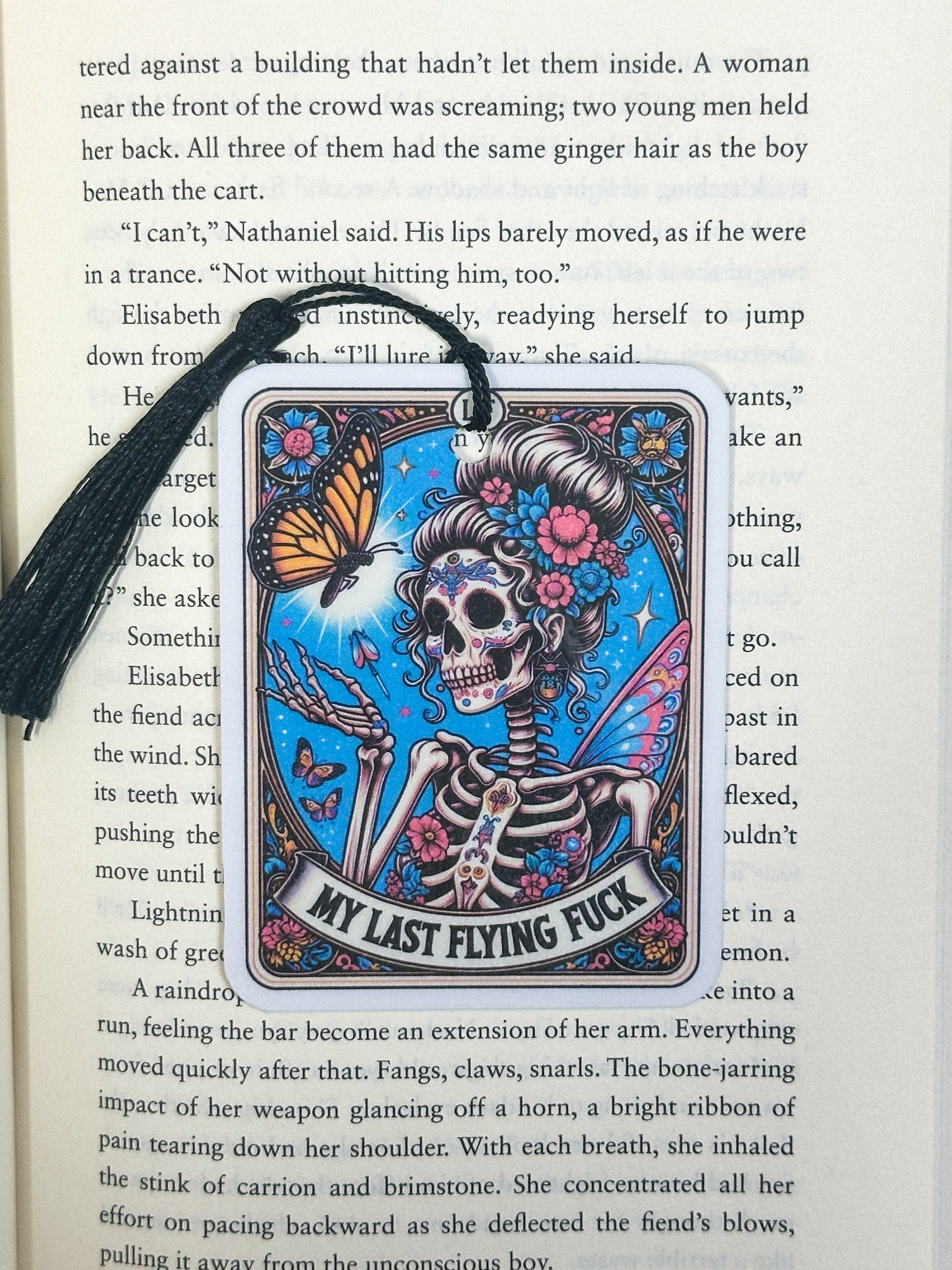 The My Last Flying F Tarot Bookmark