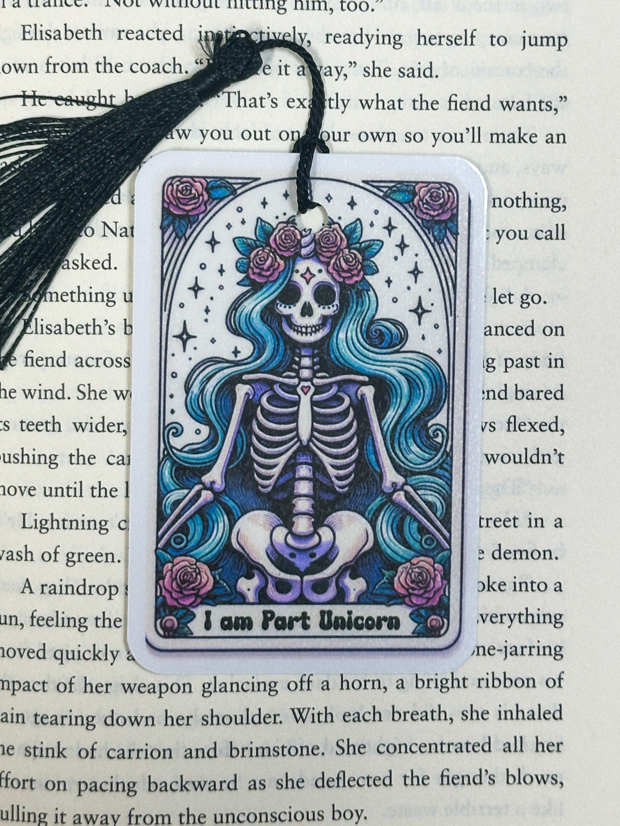 The I am Part Unicorn Tarot Bookmark