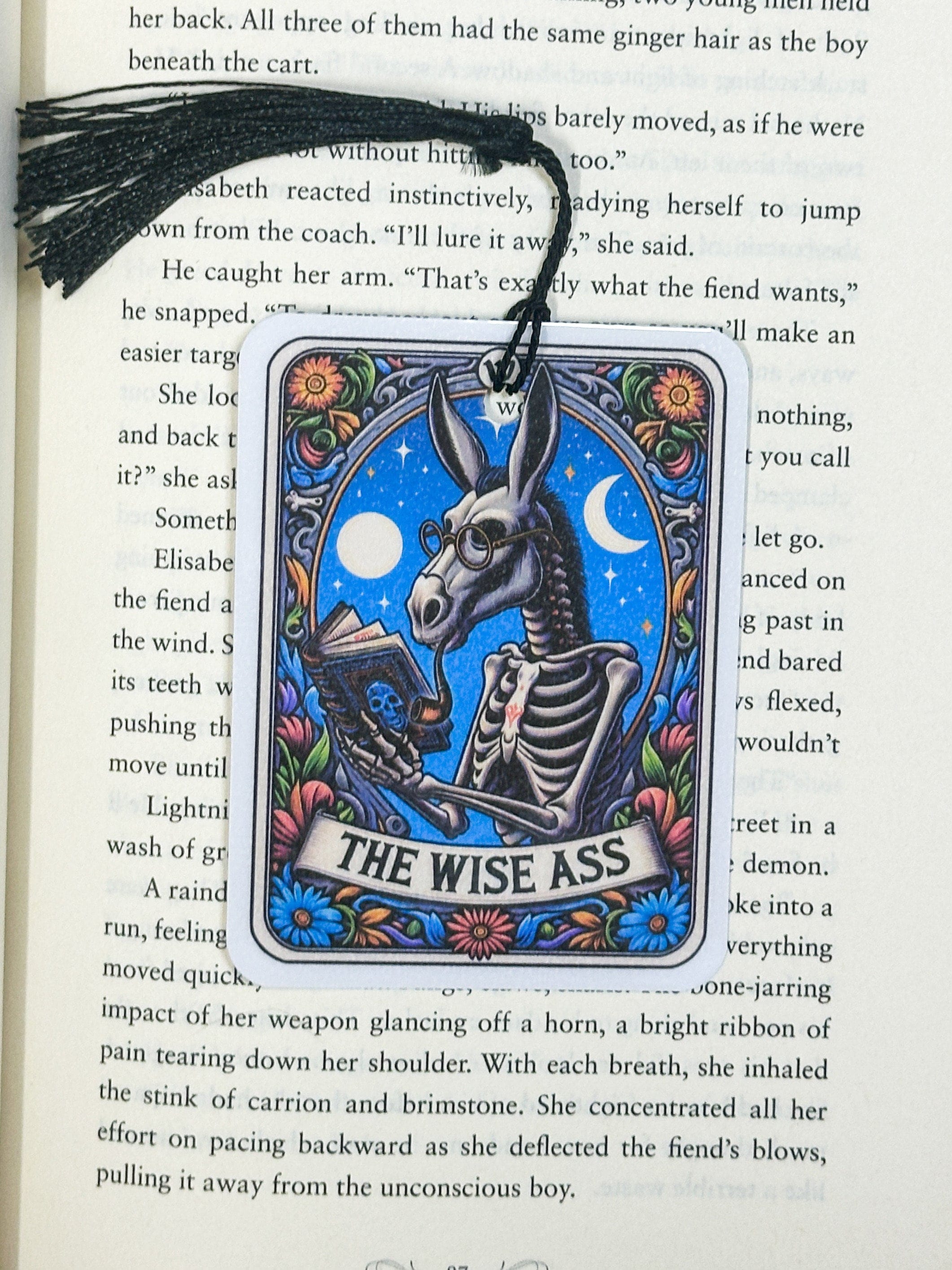 The Wise A** Tarot Bookmark