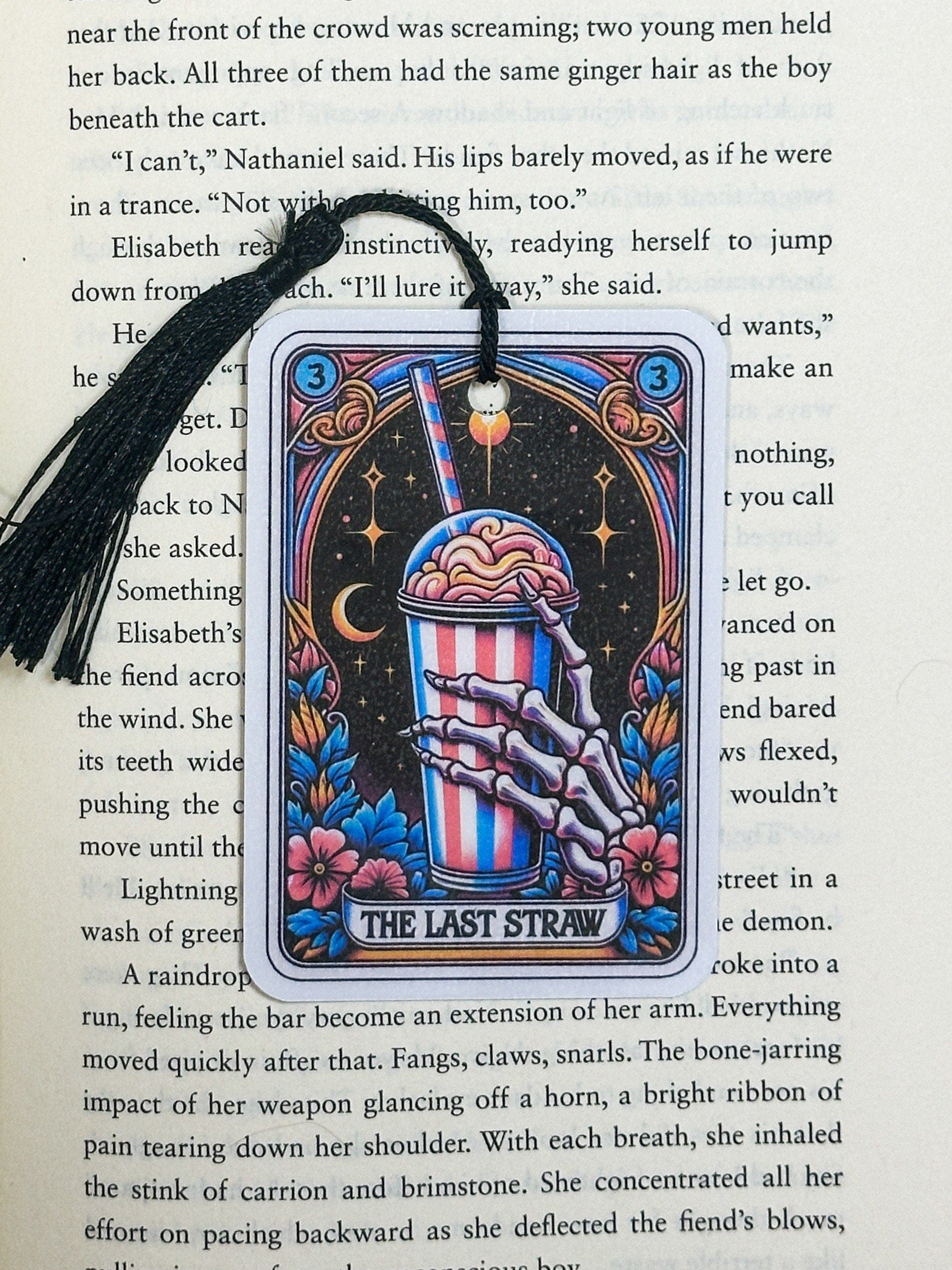 The Last Straw Tarot Bookmark