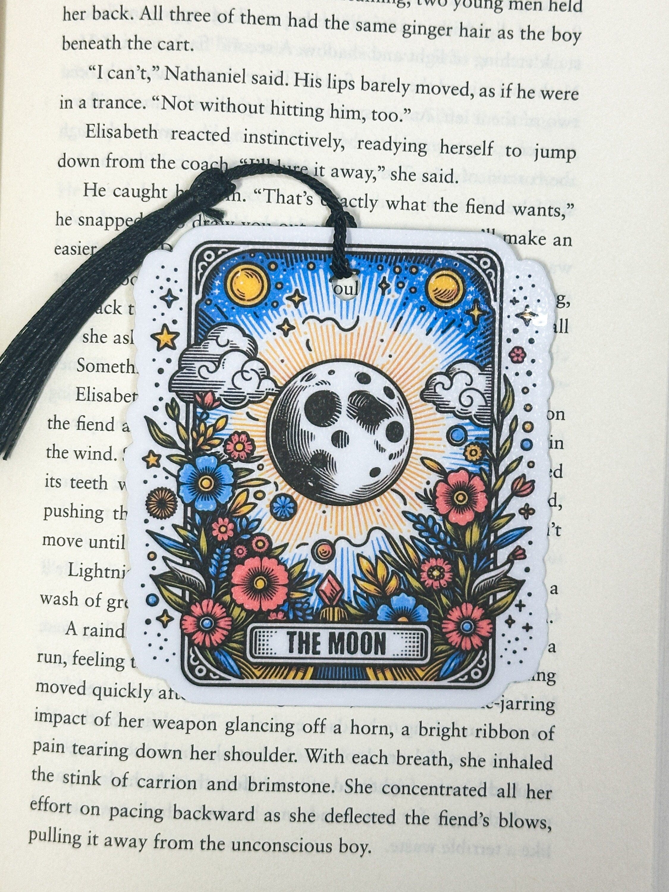 The Moon Tarot Bookmark