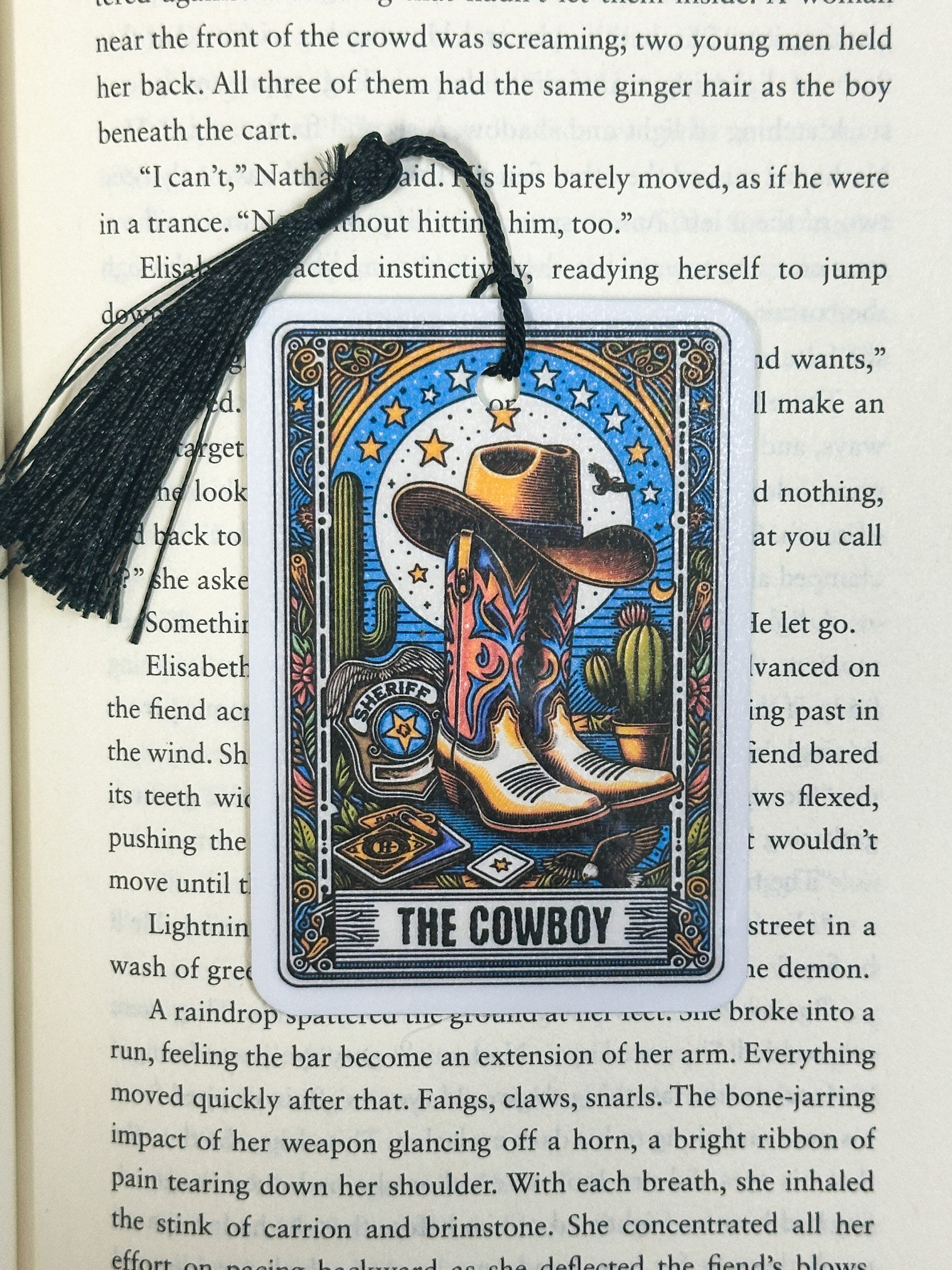 The Cowboy Tarot Bookmark