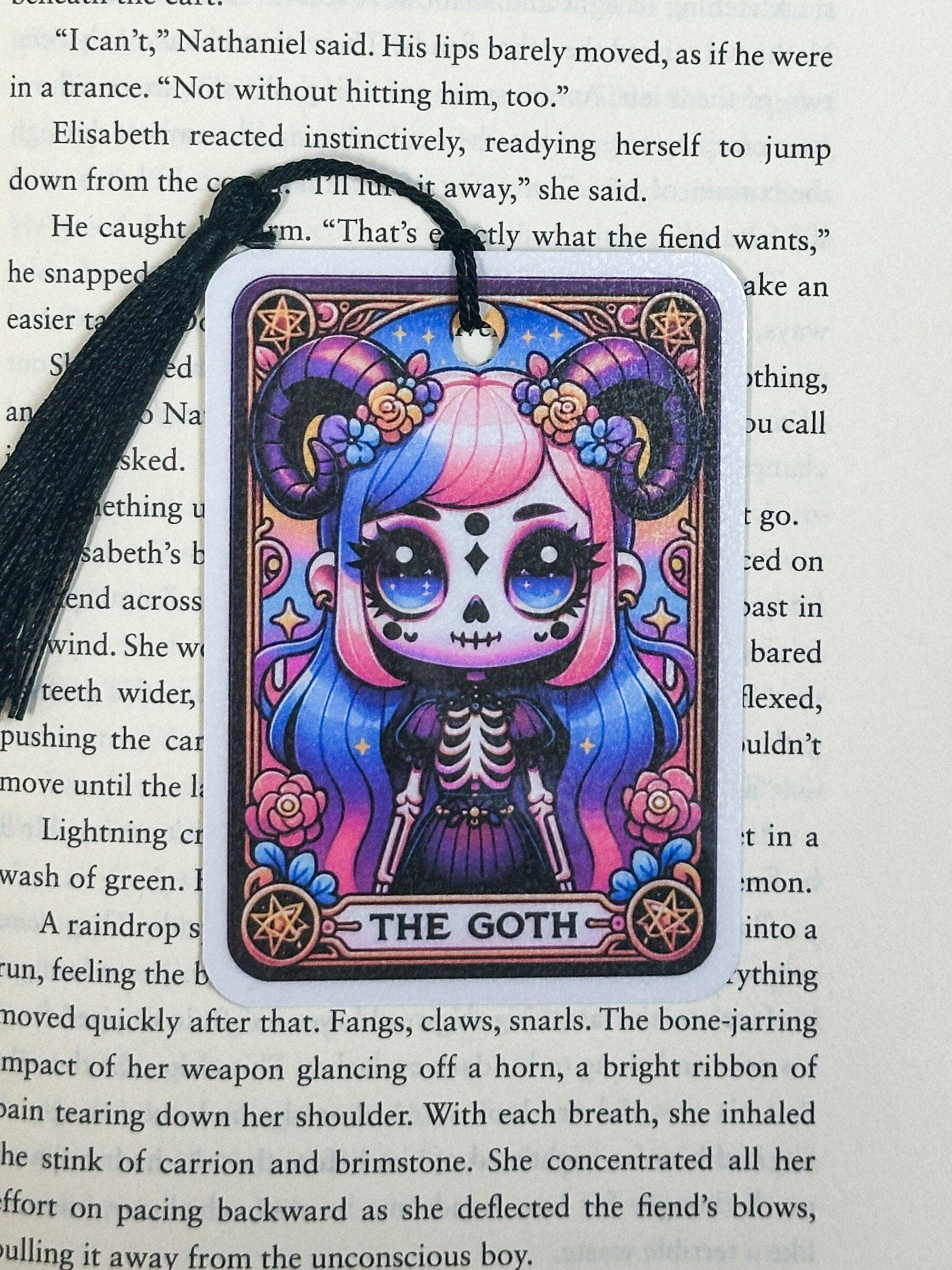 The Goth Tarot Bookmark