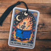 The Emotional Dumpster Fire Tarot Bookmark