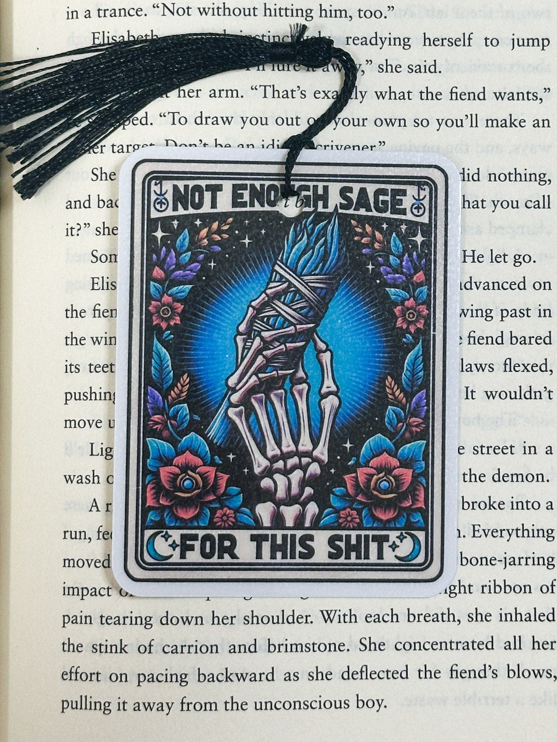 The Not Enough Sage Tarot Bookmark