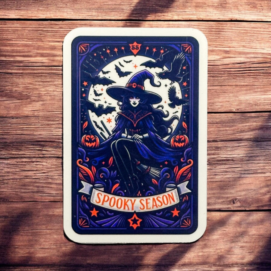 Witchy Spooky Season Tarot Sticker