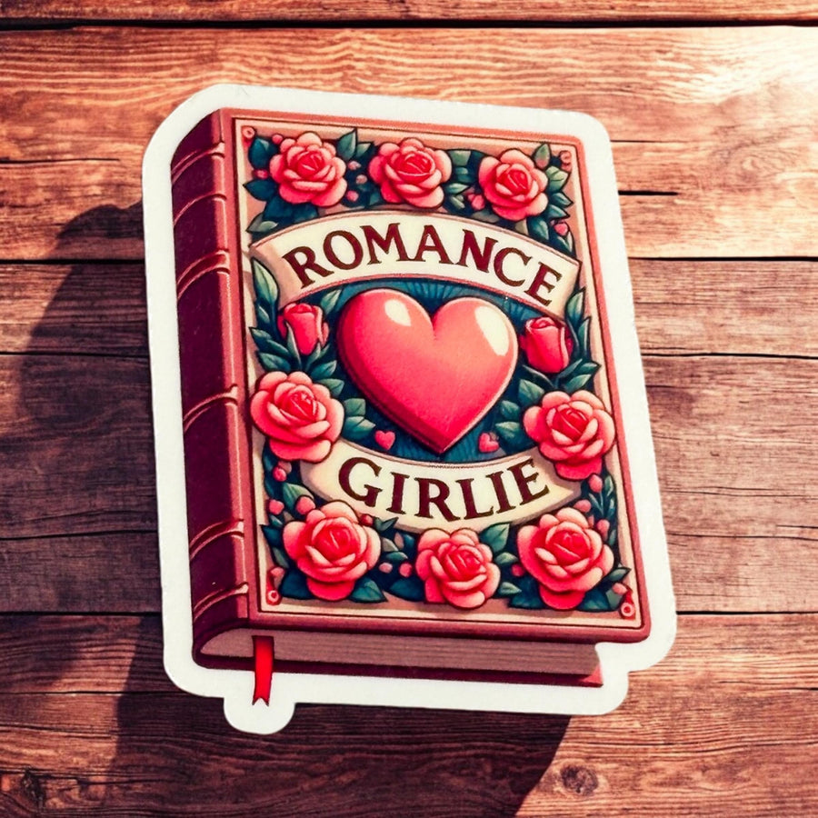 Romance Girlie Book Sticker