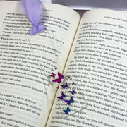 Handmade Acrylic Holographic Rainbow Butterfly Bookmark