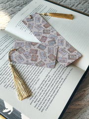 Pastel I love Books Laminated Bookmark