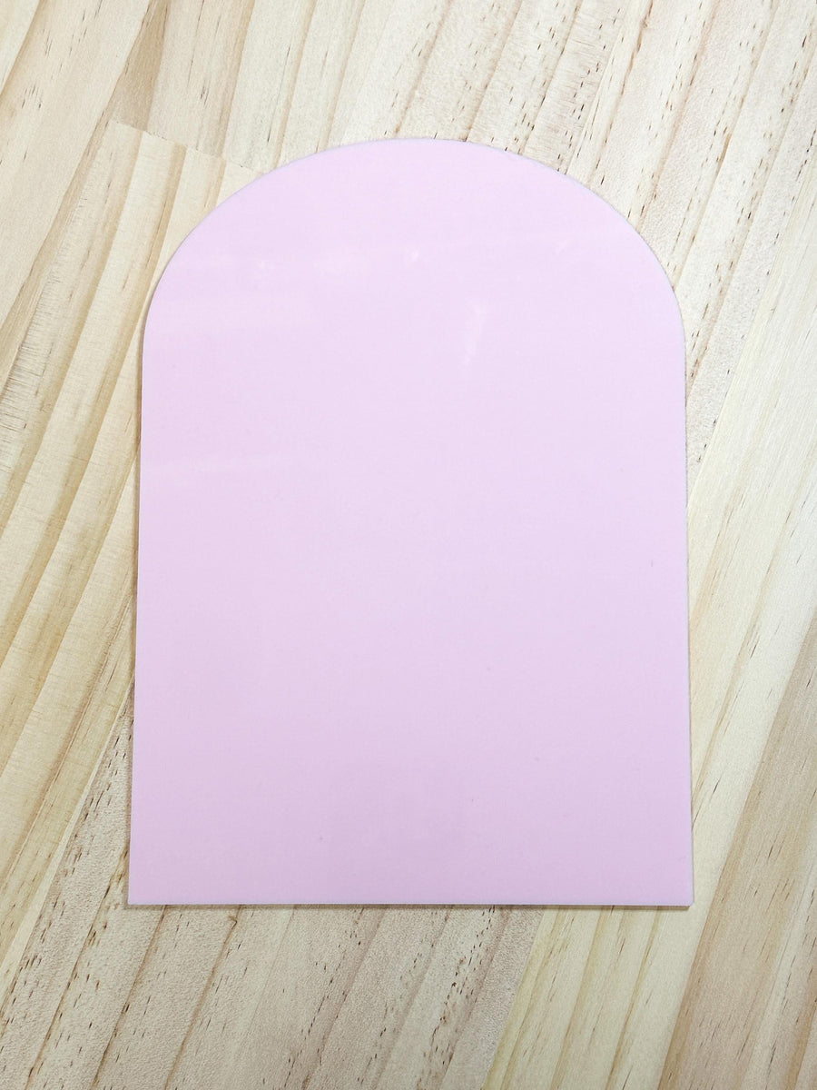 Personalised Acrylic Bookshelf Sign - Floral