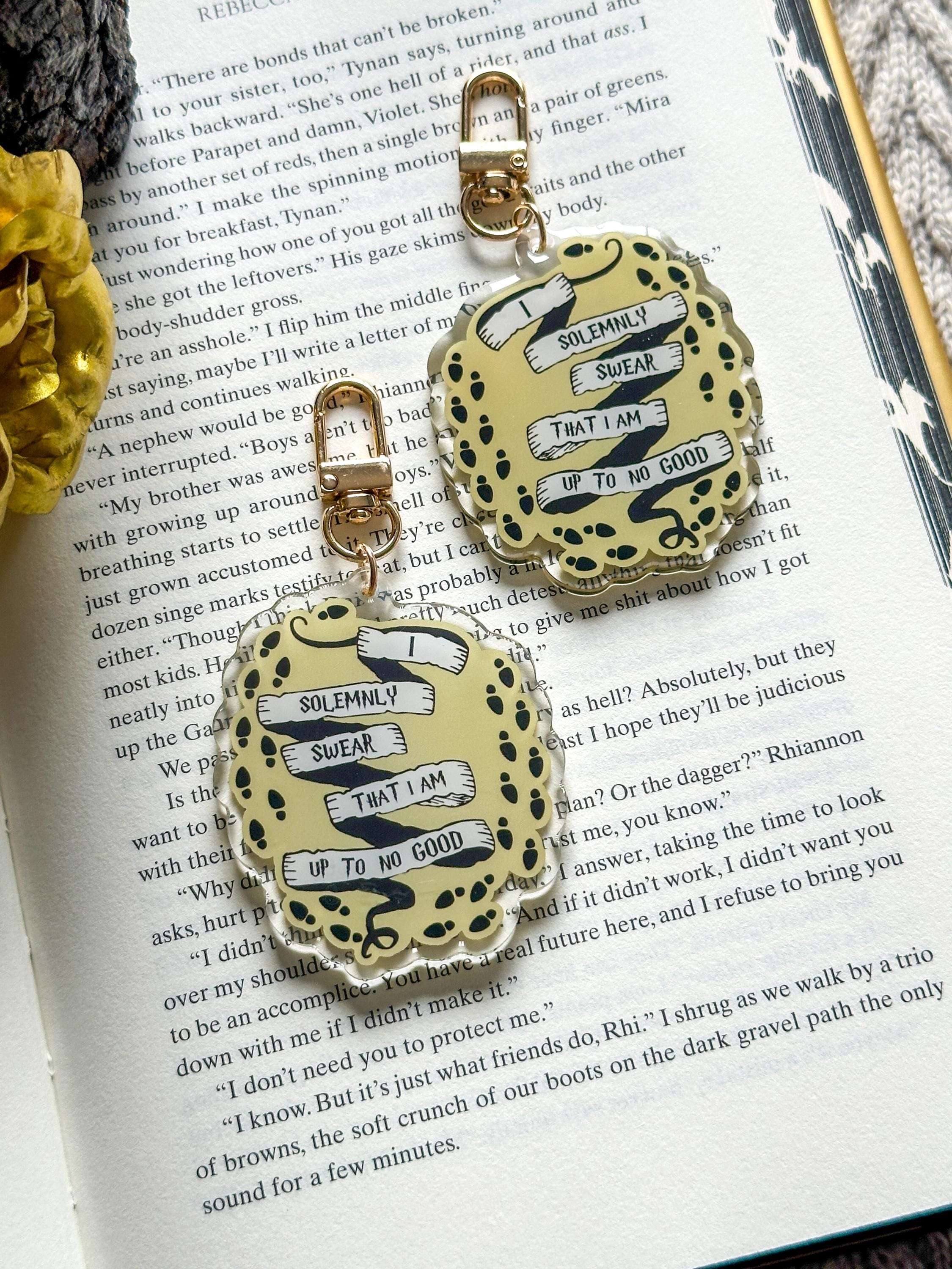 Up to No Good Acrylic Keyring