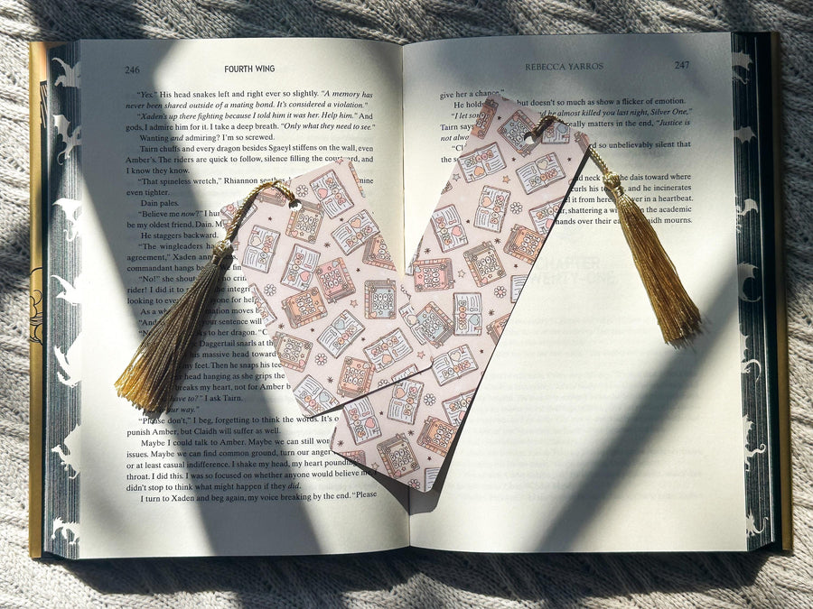 Pastel I love Books Laminated Bookmark