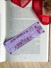 Candy Cane Crush Book Club Bookmark – Sweet Holiday-Themed Bookmark for Book Lovers | 5 x 16 cm