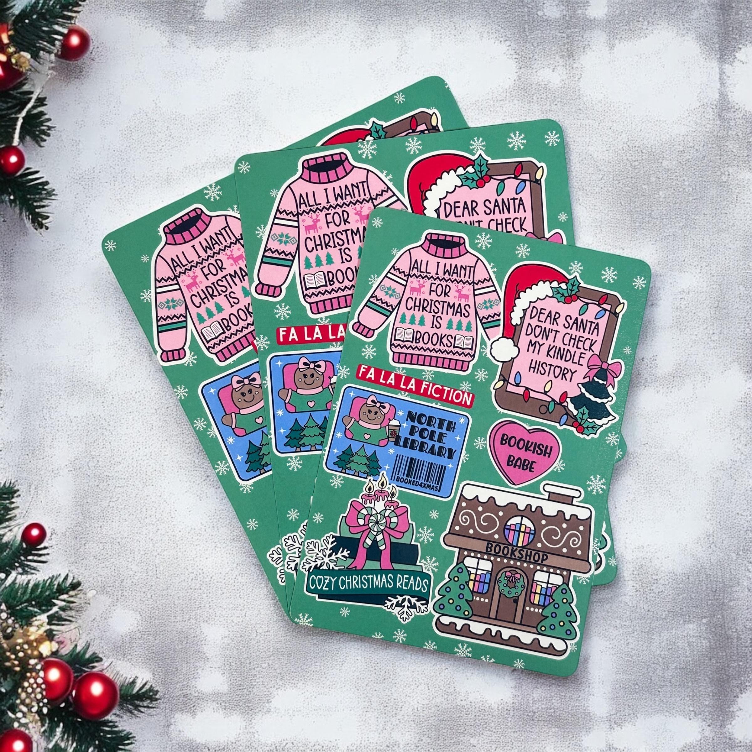 Christmas Bookish Kindle Insert