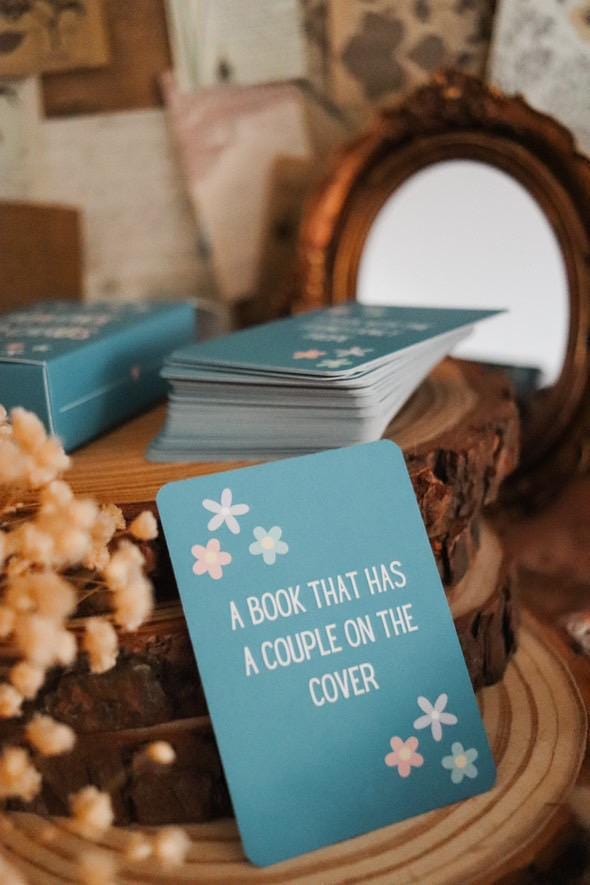 Romance TBR Cards Deck – 52 Unique Book Prompts for Romance Readers