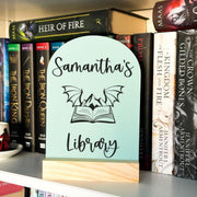Personalised Acrylic Bookshelf Sign - Dragon