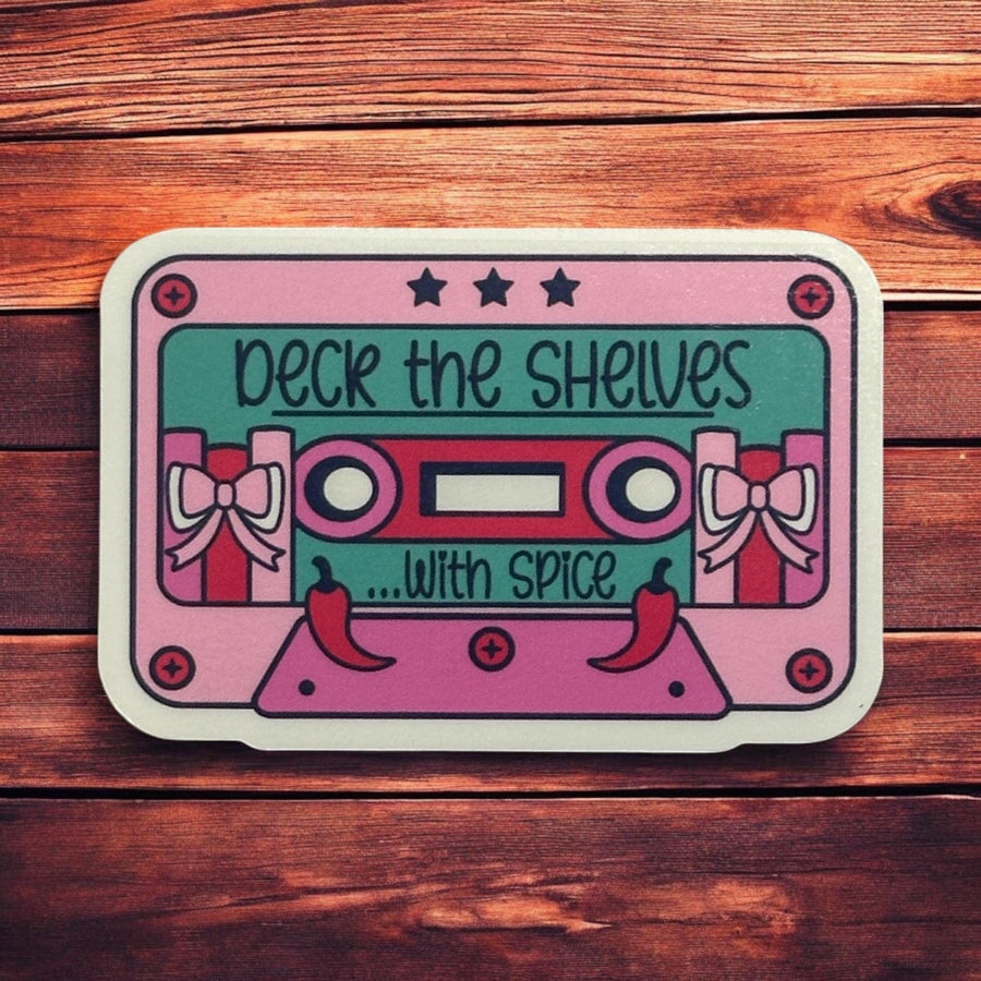 Deck the Selves with Spice Christmas Sticker