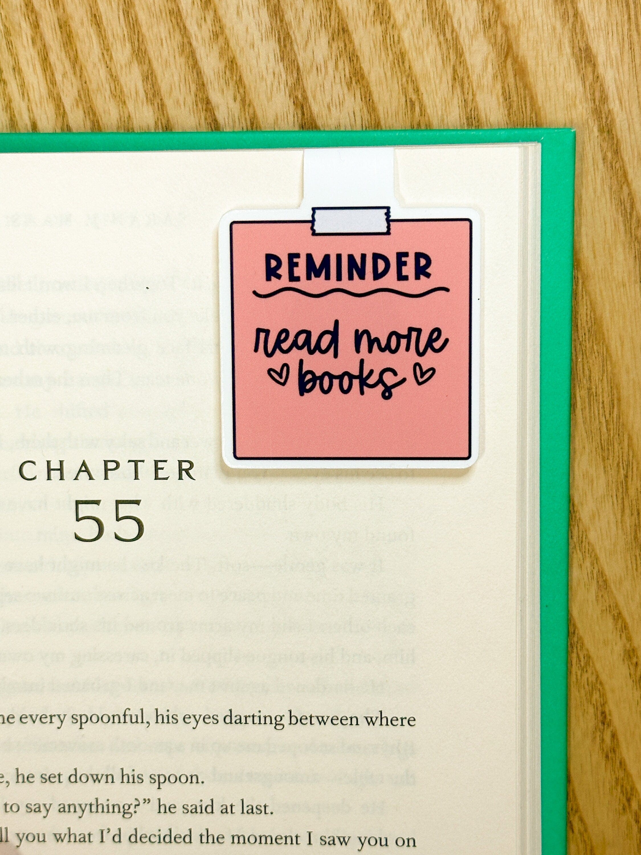 Read More Books Reminder Magnetic Bookmark