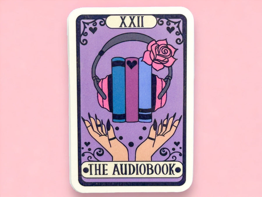 The Audiobook Tarot Sticker