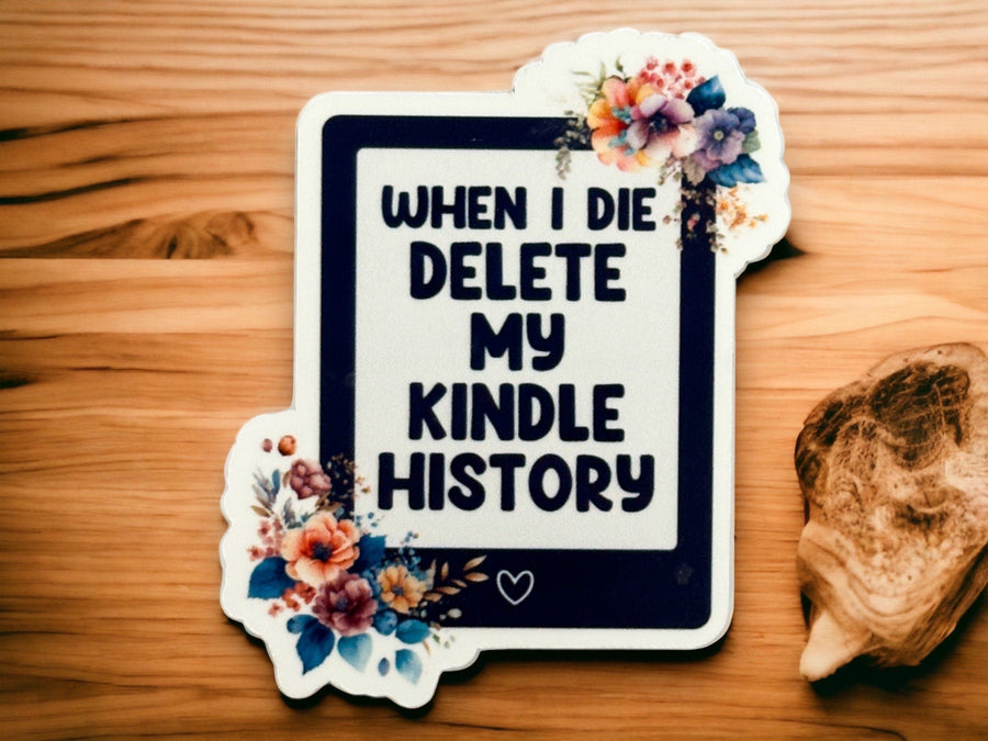 Delete My Kindle History Sticker