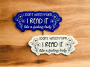 I Read it Like a Lady Sticker