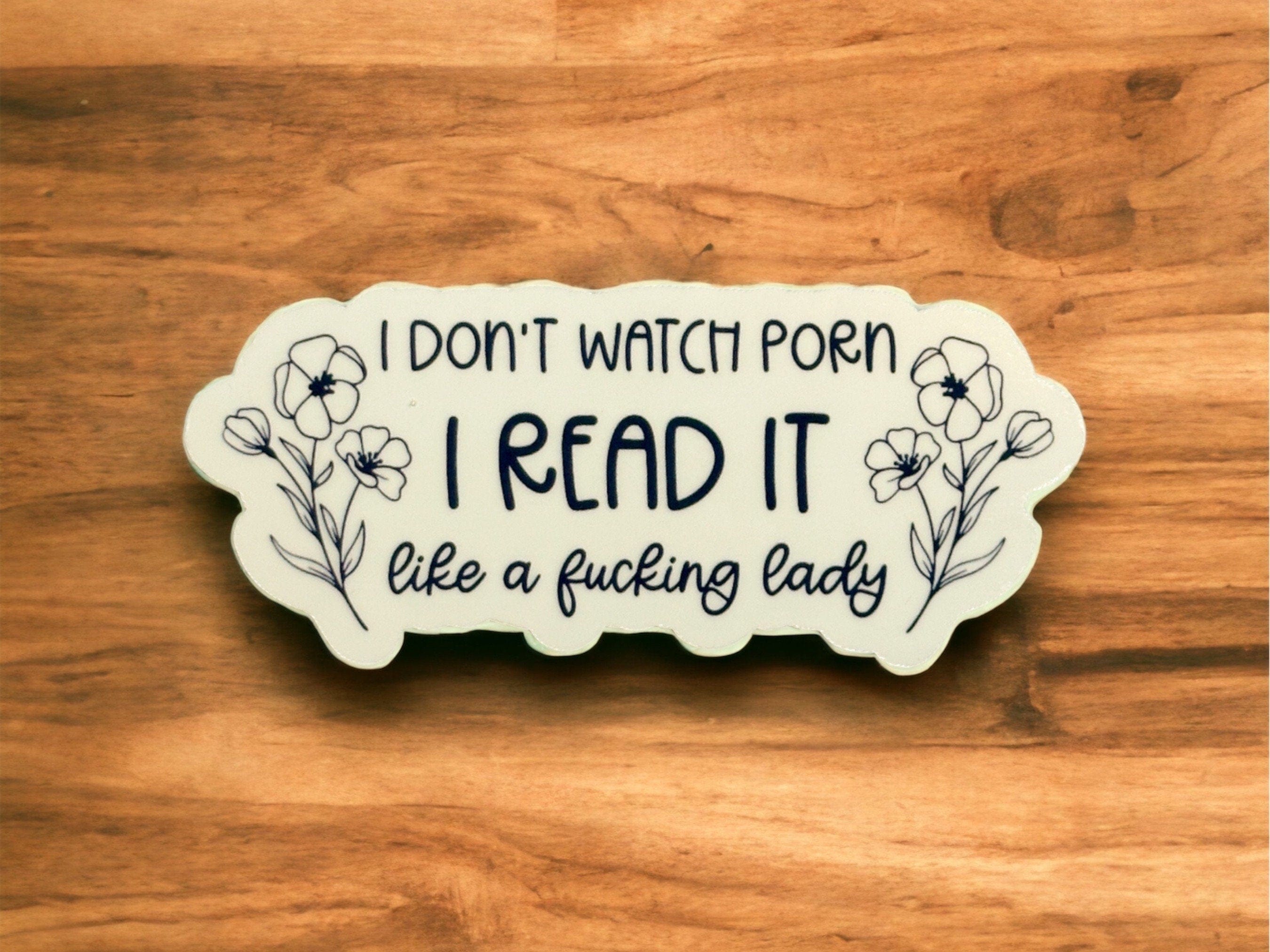 I Read it Like a Lady Sticker