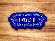 I Read it Like a Lady Sticker