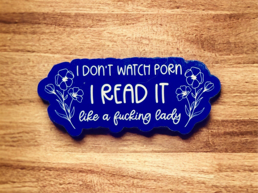 I Read it Like a Lady Sticker