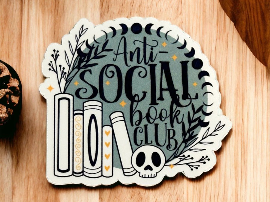 Anti-Social Book Club Sticker